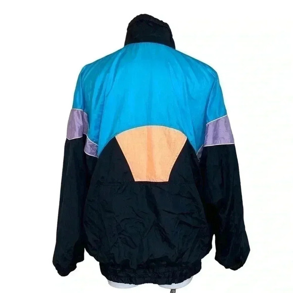 Ellesse 90s oversized retro pull over nylon flight jacket size XL - Picture 2 of 4